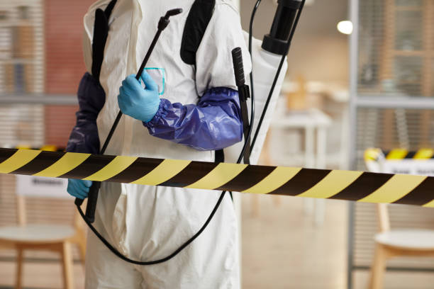 Professional Blood Cleanup technician working in Reno, OH